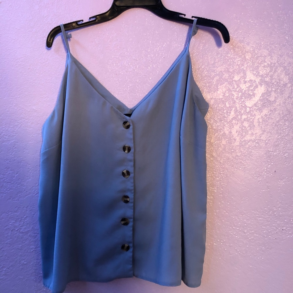 Baby Blue Spaghetti Strap Top